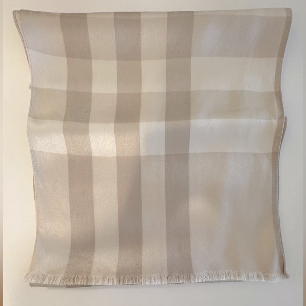 Burberry Silk Mega Check Scarf/Shawl